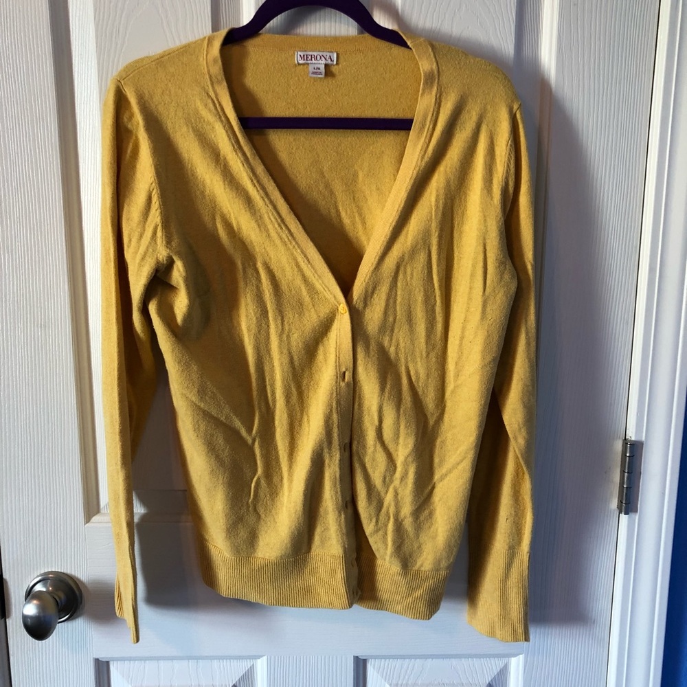 Yellow Cardigan